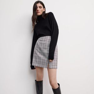 ZARA PLAID MINI SKIRT